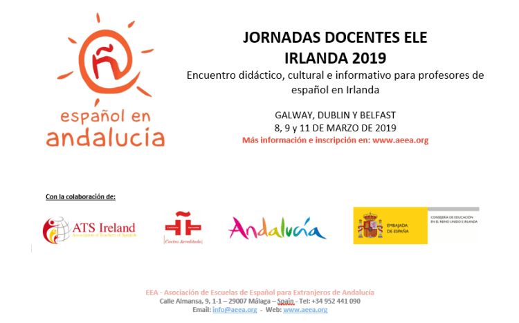 Cartel Jornadas ELE Irlanda 2019_act
